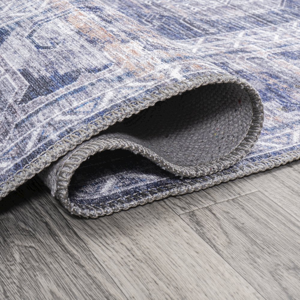 Alanya Ornate Medallion Washable Indoor/Outdoor Area Rug. Picture 9