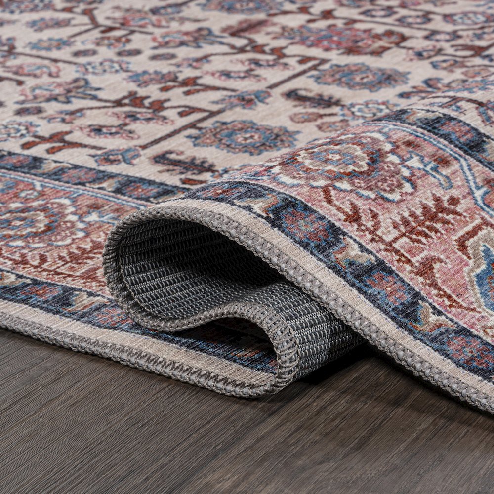 Kemer All-Over Persian Machine-Washable Area Rug. Picture 7