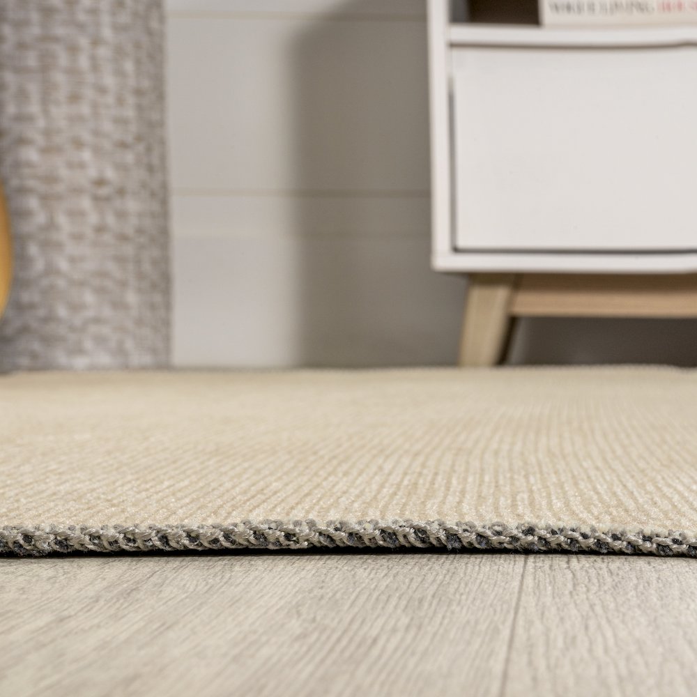 Cirkel Minimalist Geometric Dot Machine Washable Area Rug. Picture 14