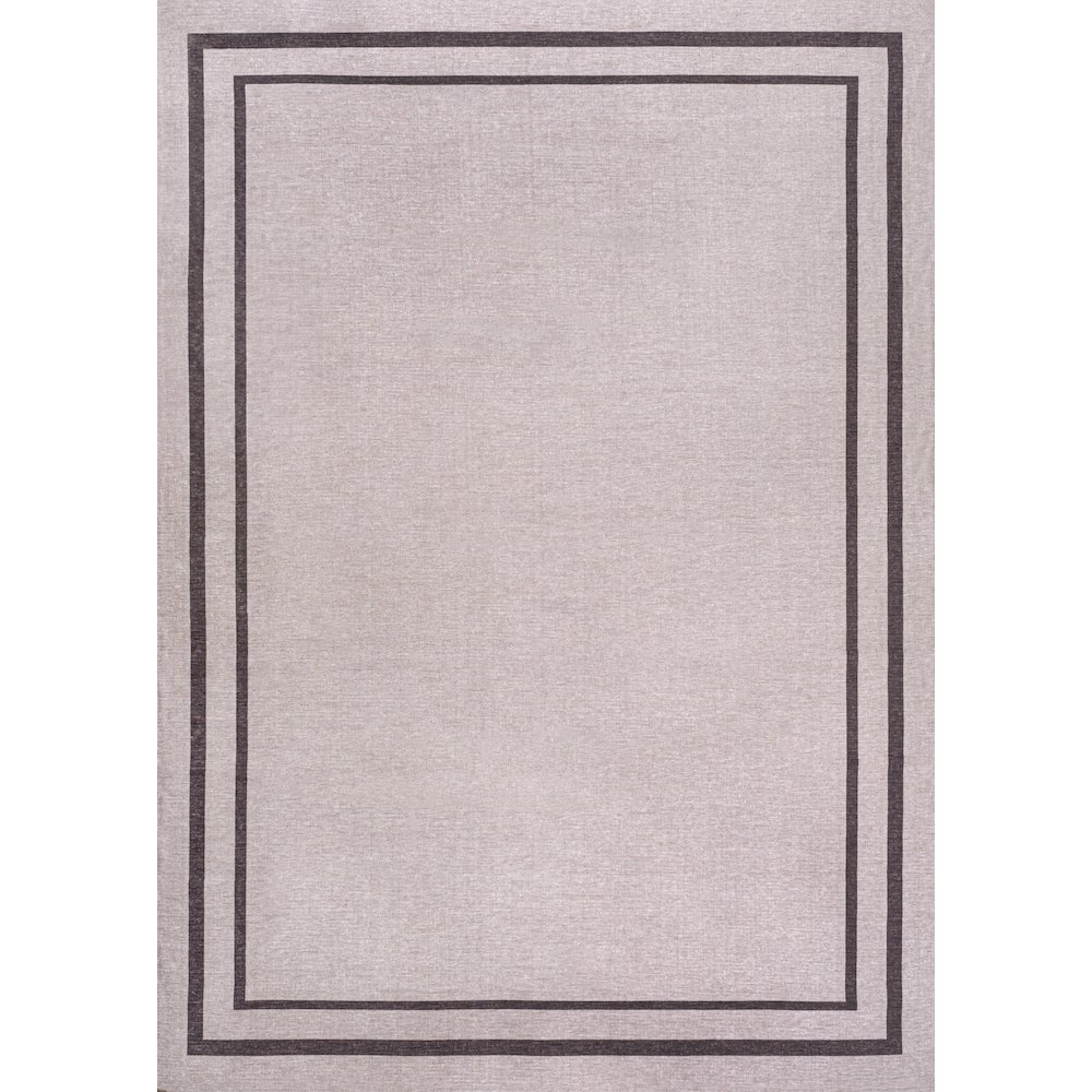Sloane Classic 2-Stripe Border Washable Area Rug. Picture 3