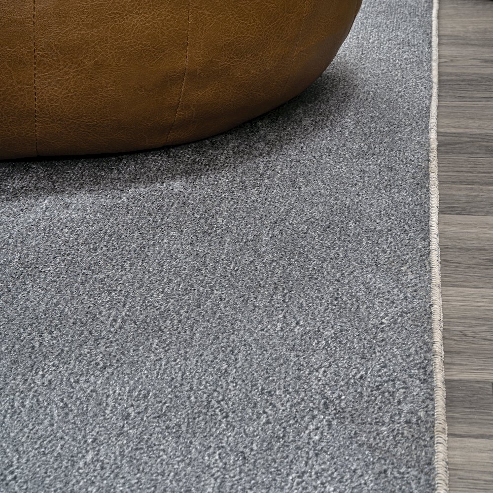 Twyla Classic Solid Low-Pile Machine-Washable Area Rug. Picture 5