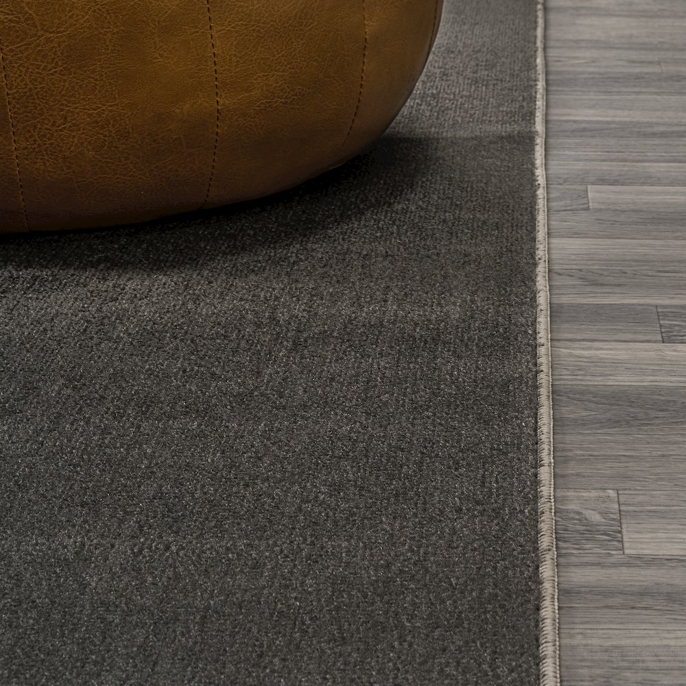 Twyla Classic Solid Low-Pile Machine-Washable Area Rug. Picture 5