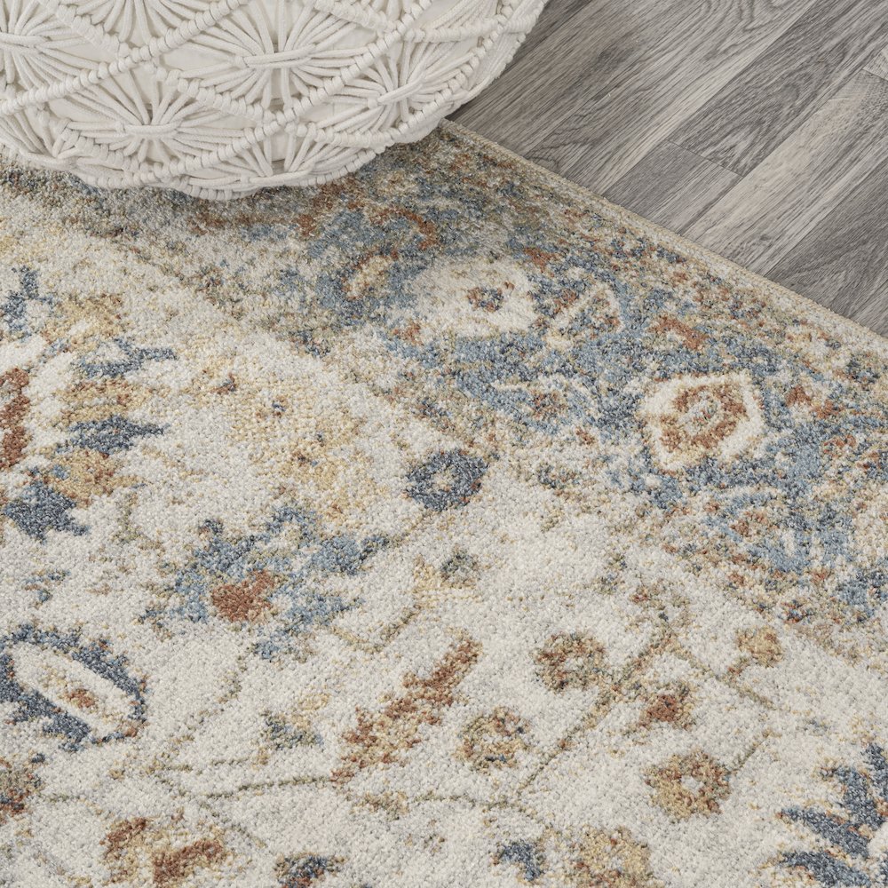 Hiero Persian Border Low-Pile Machine-Washable Area Rug. Picture 4