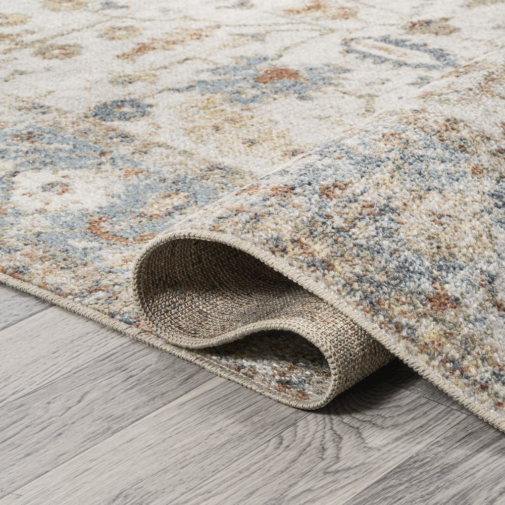 Hiero Persian Border Low-Pile Machine-Washable Area Rug. Picture 7