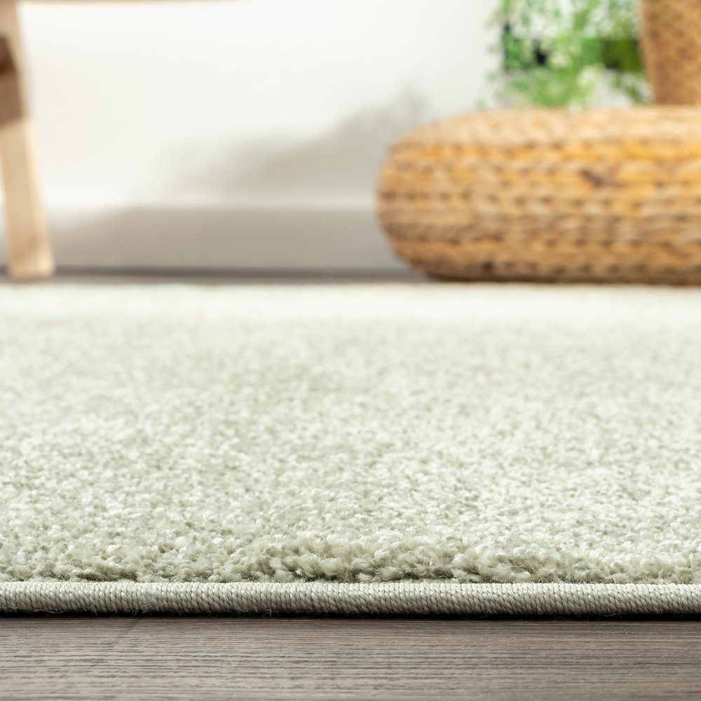 Haze Solid Low-Pile Area Rug. Picture 5
