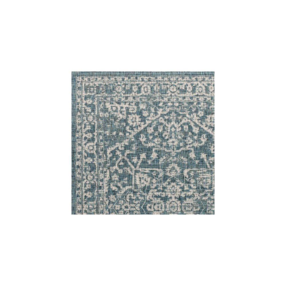 Malta Bohemian Medallion TetuWeave  Indoor/Outdoor  Rug. Picture 3