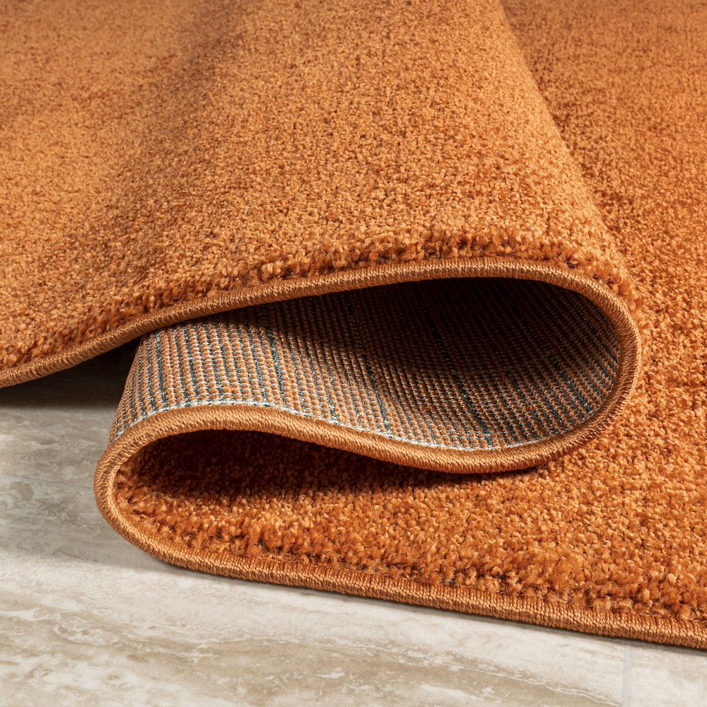 Haze Solid Low-Pile Area Rug. Picture 10