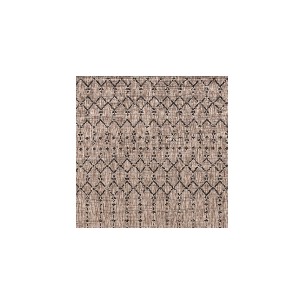 Ourika Moroccan Geometric TetuWeave Natural/Indoor/Outdoor  Rug. Picture 6