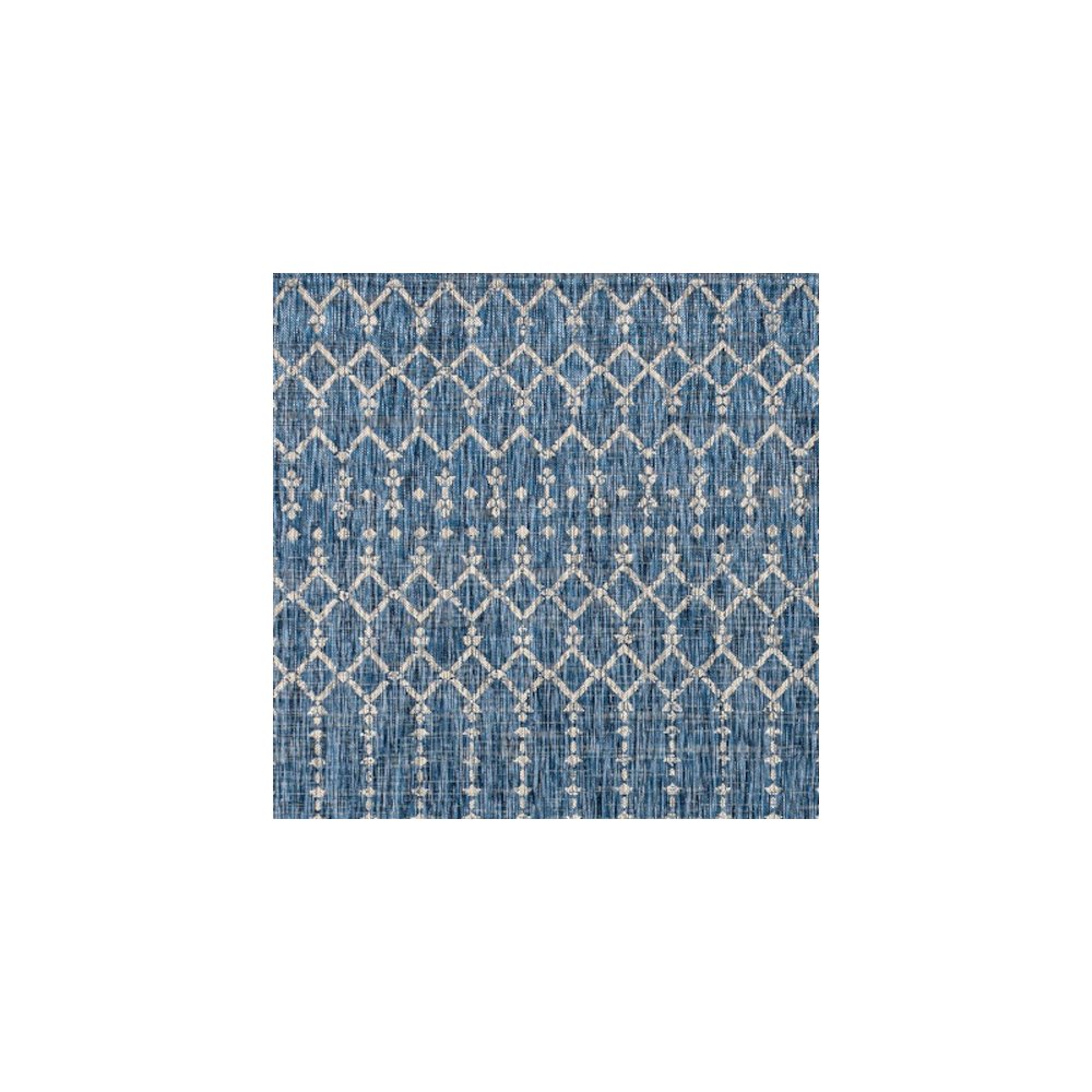 Ourika Moroccan Geometric TetuWeaveIndoor/Outdoor  Rug. Picture 6