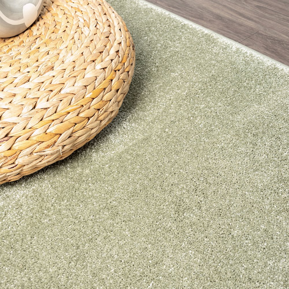 Haze Solid Low-Pile Area Rug. Picture 14