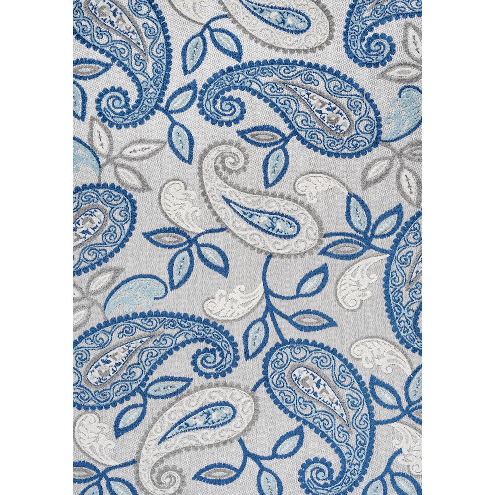 Julien Paisley High-Low Indoor/Outdoor Area Rug. Picture 1