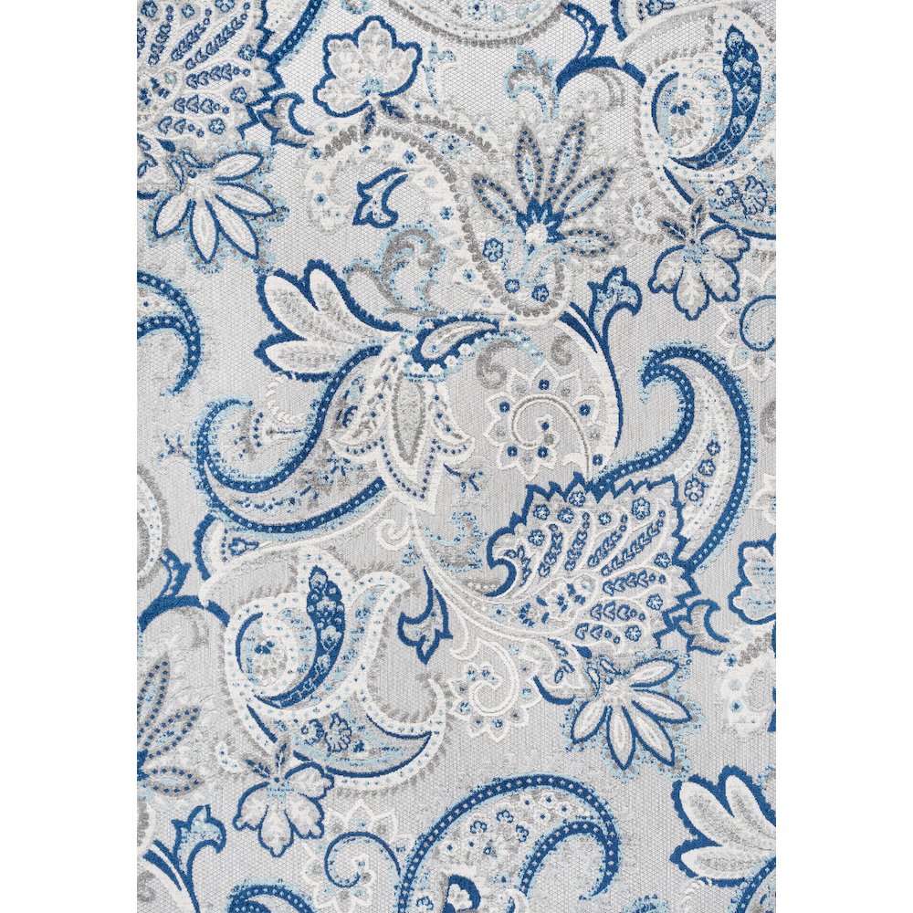 Gordes Paisley High-Low Indoor/Outdoor Area Rug. Picture 1