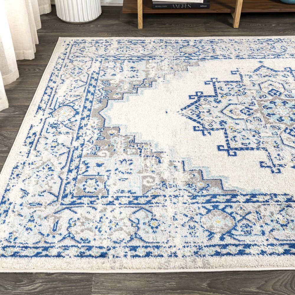 Inigo Cottage Medallion Area Rug. Picture 3
