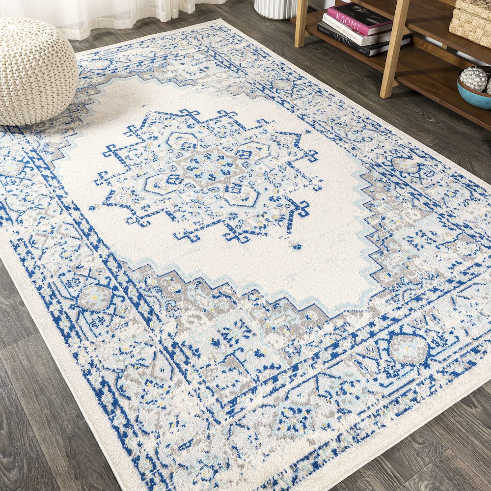 Inigo Cottage Medallion Area Rug. Picture 4