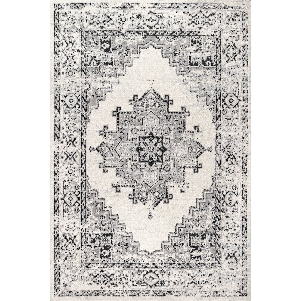 Inigo Cottage Medallion Area Rug. Picture 1