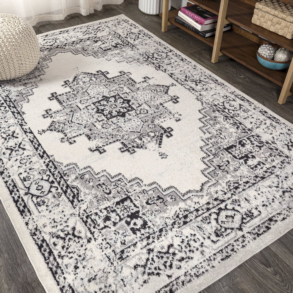Inigo Cottage Medallion Area Rug. Picture 4