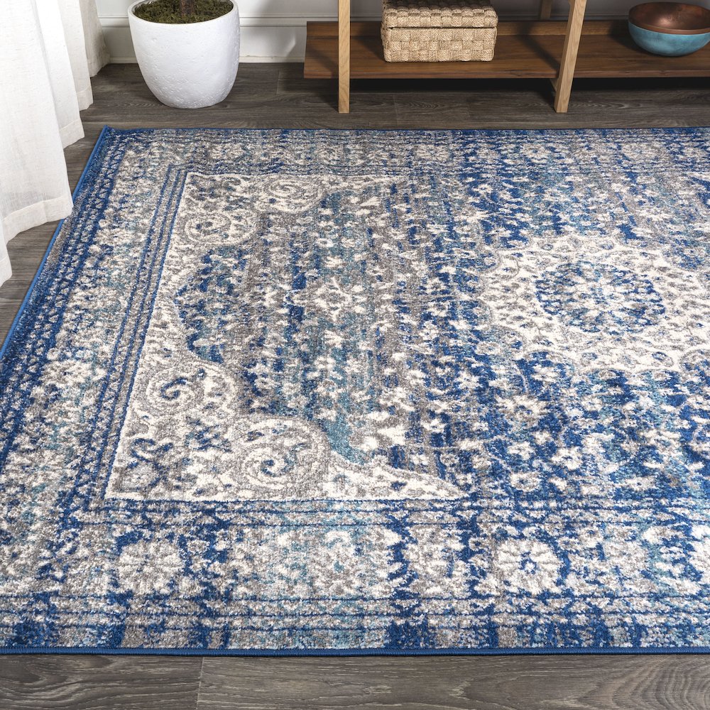 Scala Ornate Bohemian Medallion Area Rug. Picture 3