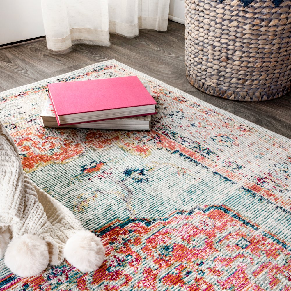 Andalus Vintage Medallion Area Rug. Picture 6
