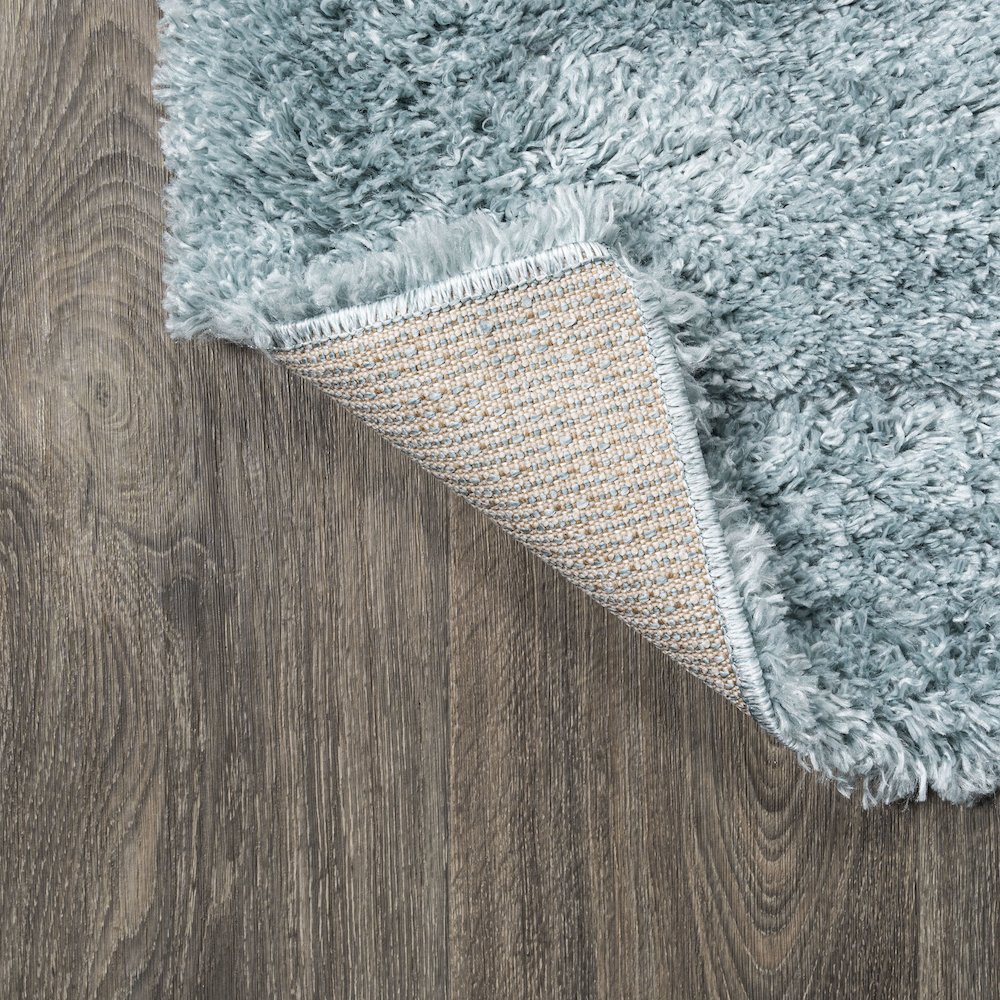 Groovy Solid Shag Area Rug. Picture 5
