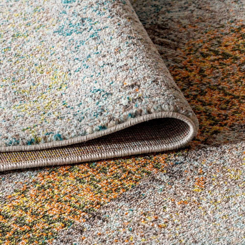 Style Contemporary Pop Modern Abstract Vintage Area Rug. Picture 8