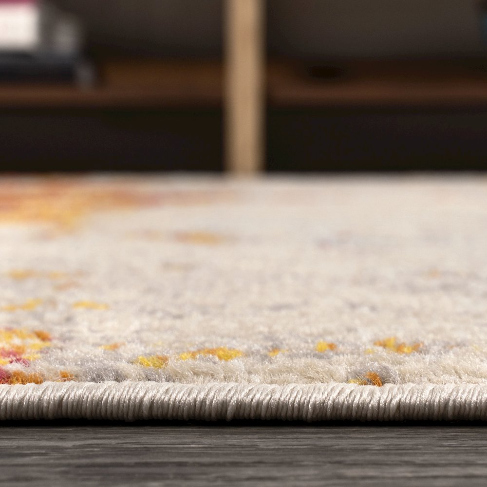Sunset Modern Abstract Area Rug. Picture 10