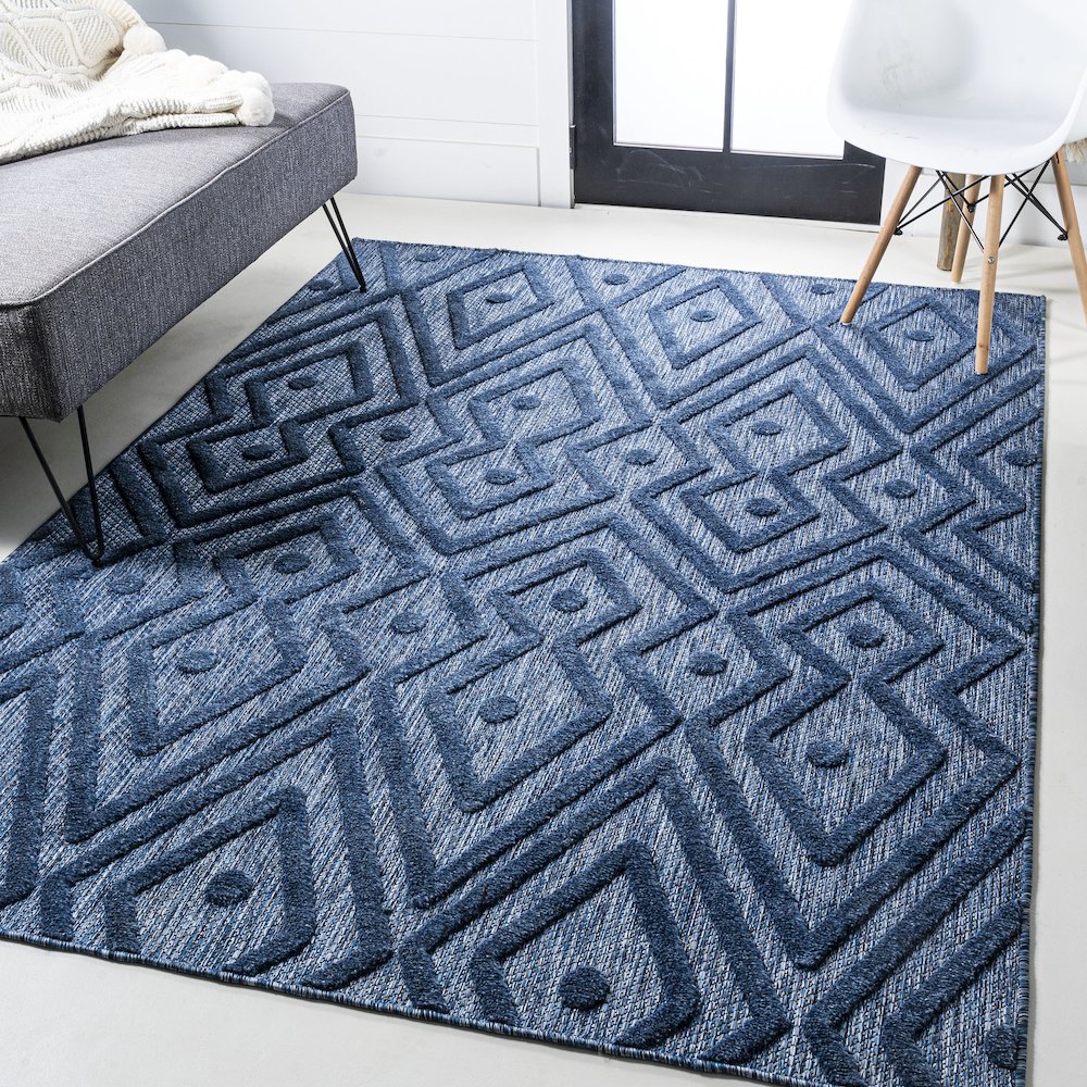 Balansat Moroccan Diamond Indoor/Outdoor Area Rug. Picture 2