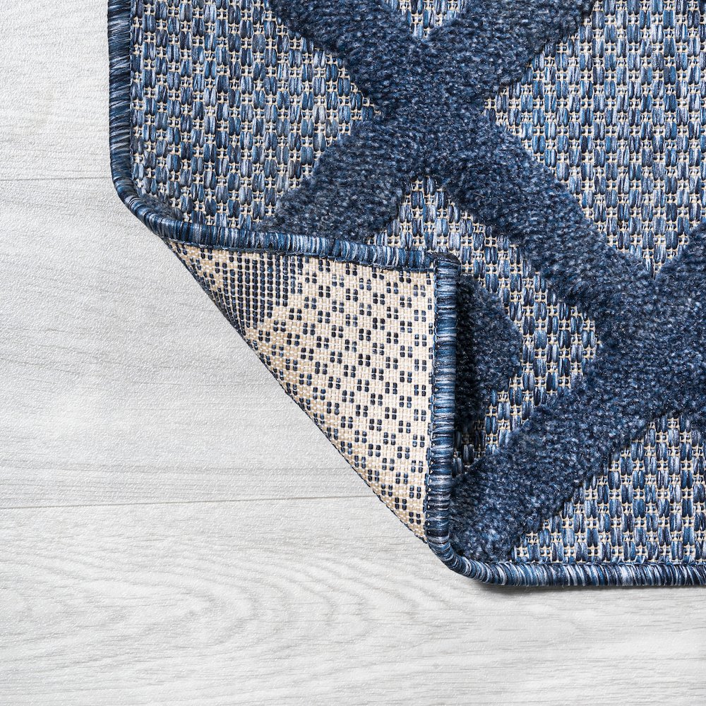 Peralta Moroccan Diamond Indoor/Outdoor Area Rug. Picture 10