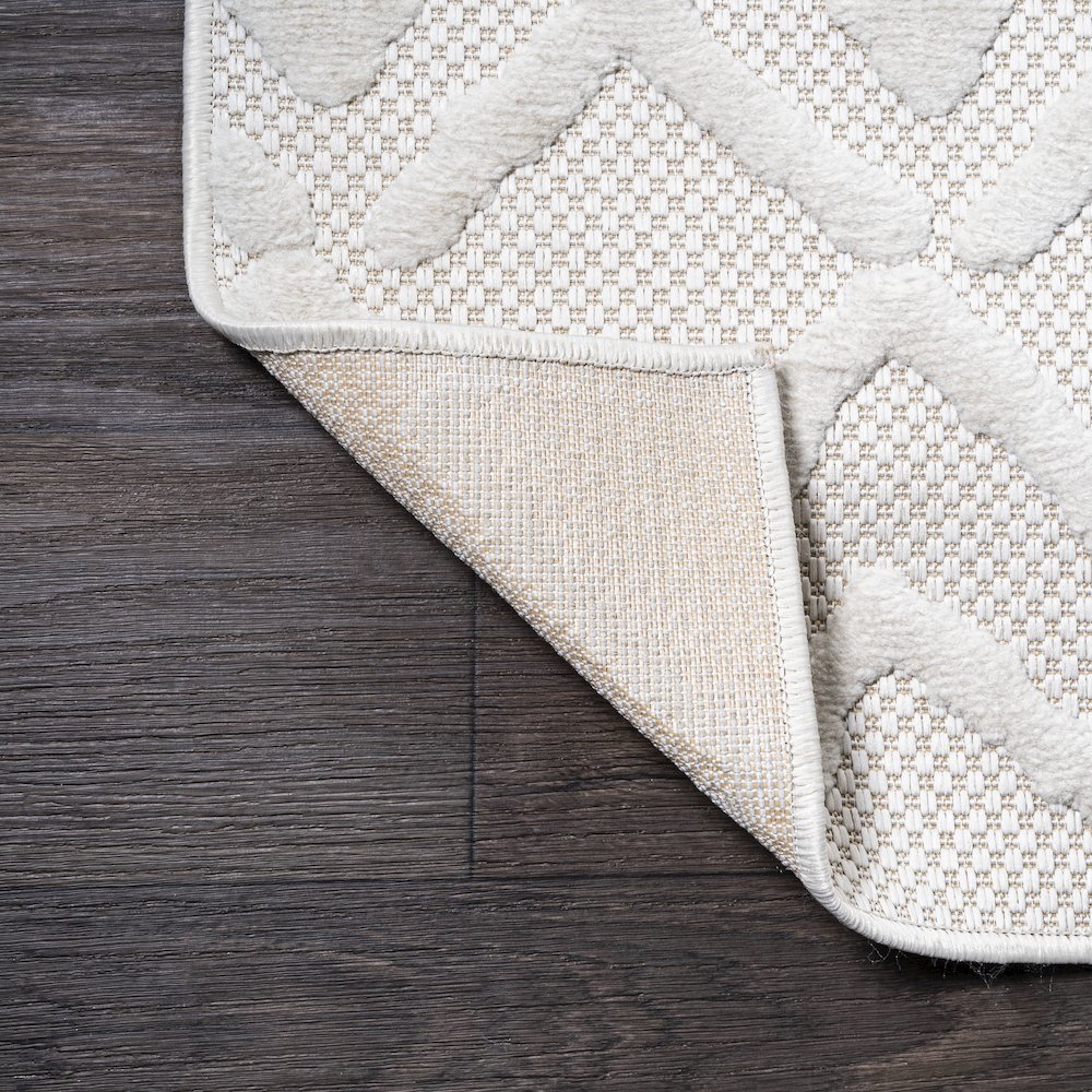 Peralta Moroccan Diamond Indoor/Outdoor Area Rug. Picture 10