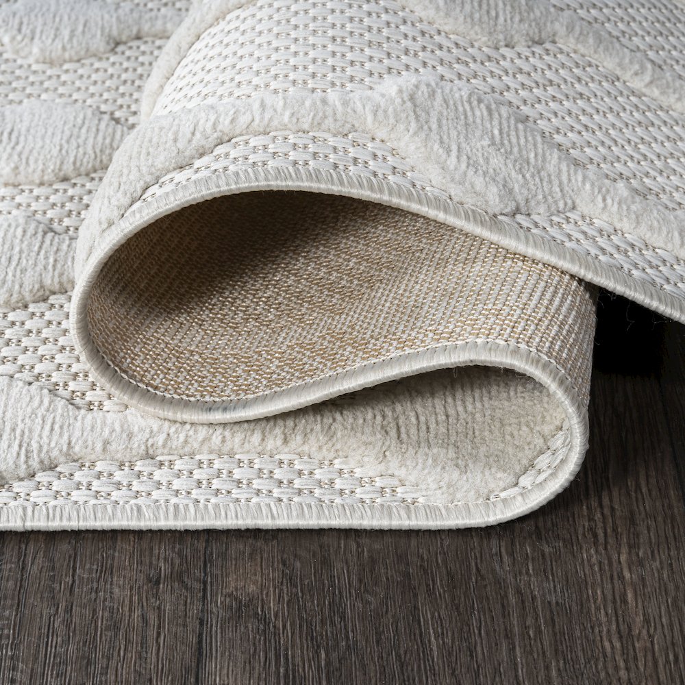 Peralta Moroccan Diamond Indoor/Outdoor Area Rug. Picture 14
