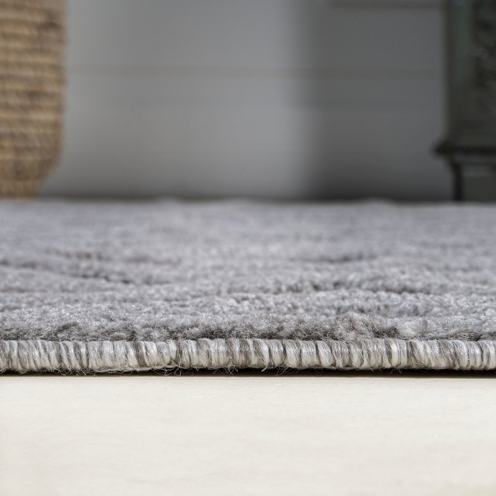 Portmany Neutral Diamond Trellis Indoor/Outdoor Area Rug. Picture 11