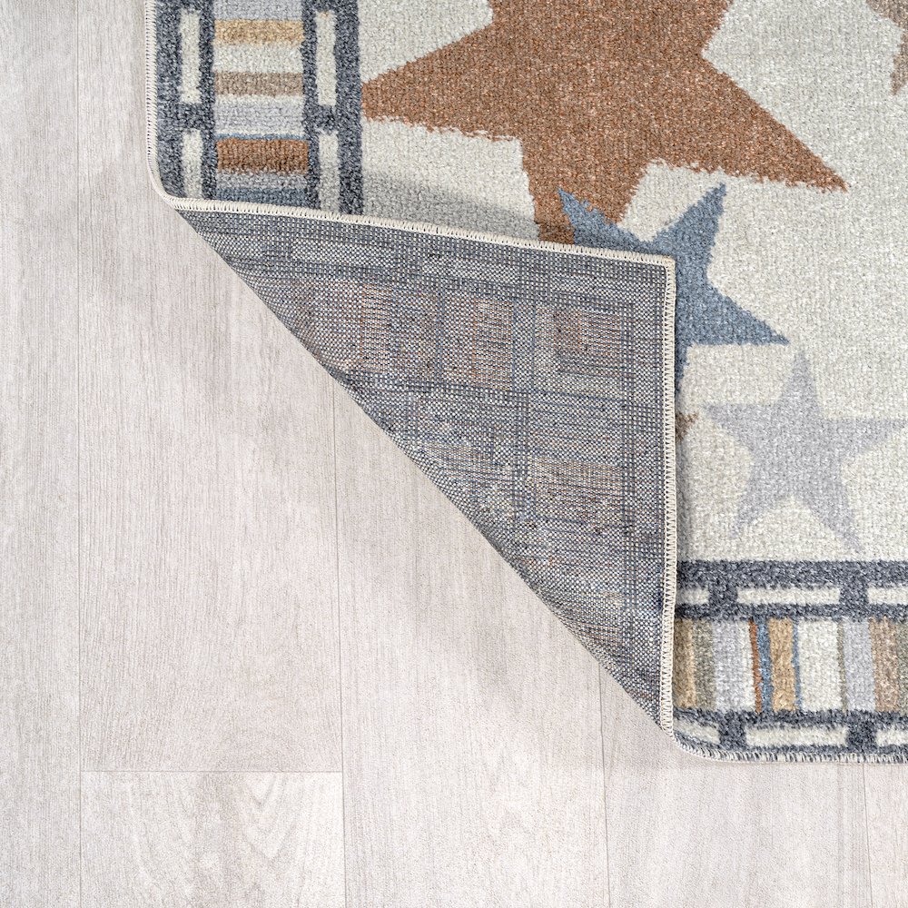 Star Gazer Geometric Machine Washable Area Rug. Picture 6