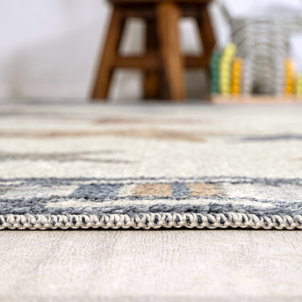 Star Gazer Geometric Machine Washable Area Rug. Picture 11