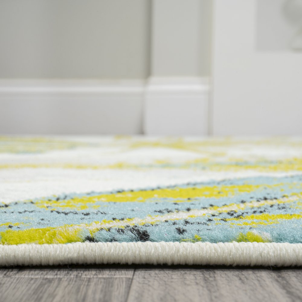 Monstera Tropical Leaves Area Rug. Picture 11