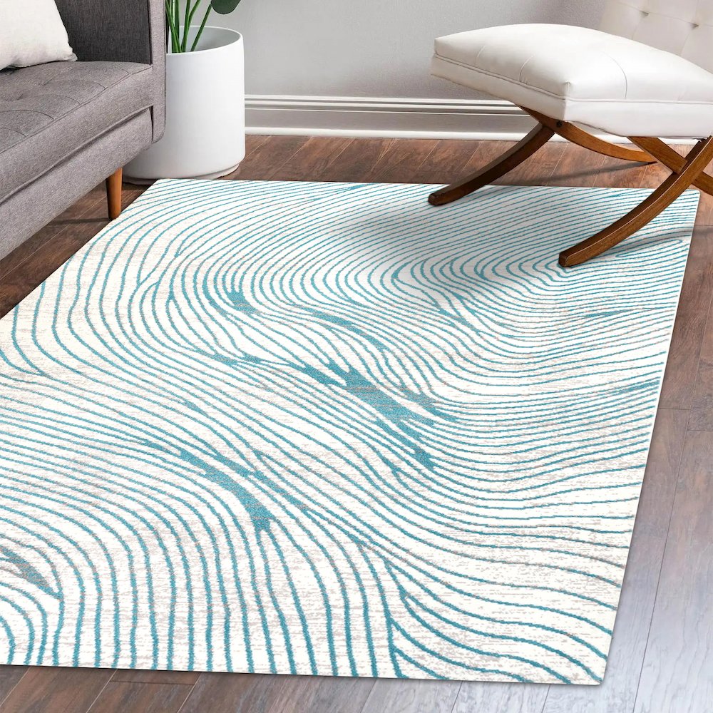 Arlo Woodgrain Geometric Area Rug. Picture 10