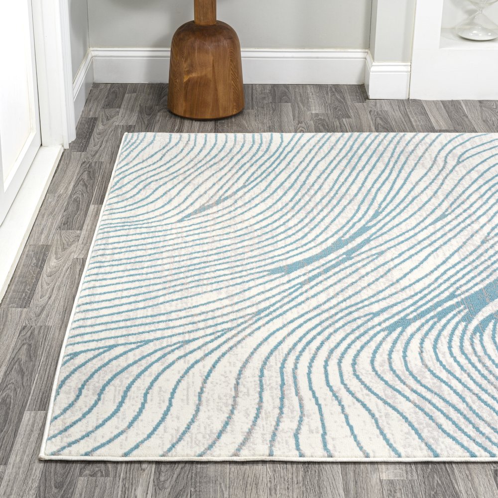 Arlo Woodgrain Geometric Area Rug. Picture 3