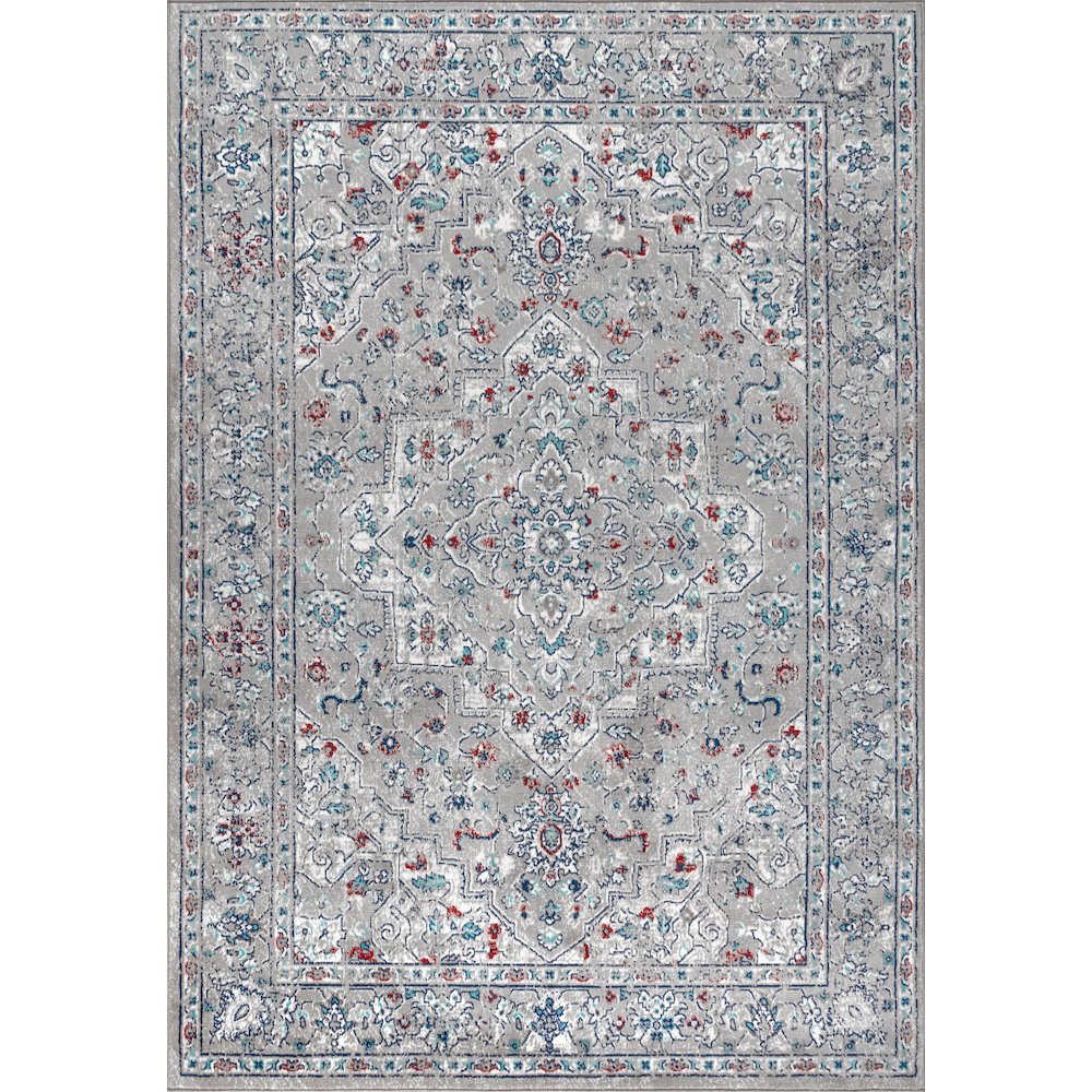 Sierra Modern Persian Vintage Medallion Area Rug. Picture 1