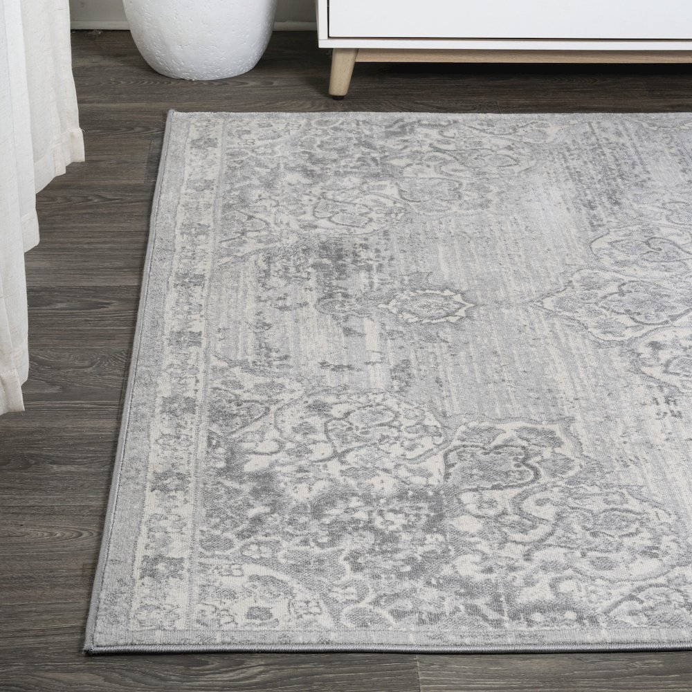 Modern Persian Vintage Moroccan Medallion Area Rug. Picture 3