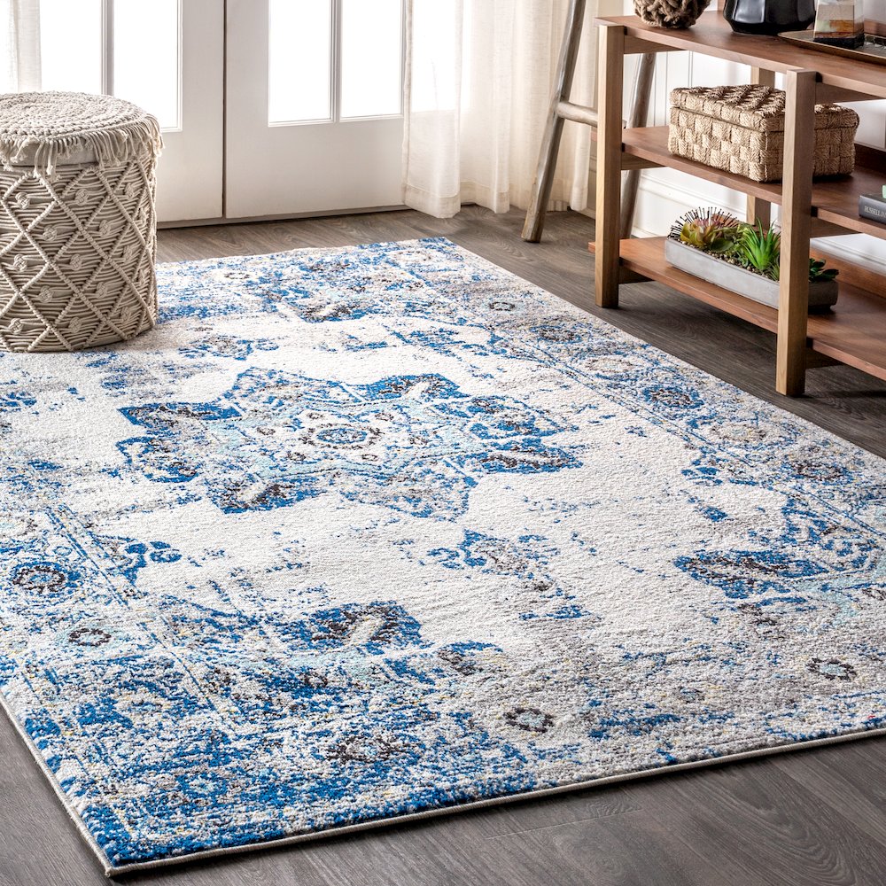 Ashley Modern Persian Boho Vintage Medallion Area Rug. Picture 2