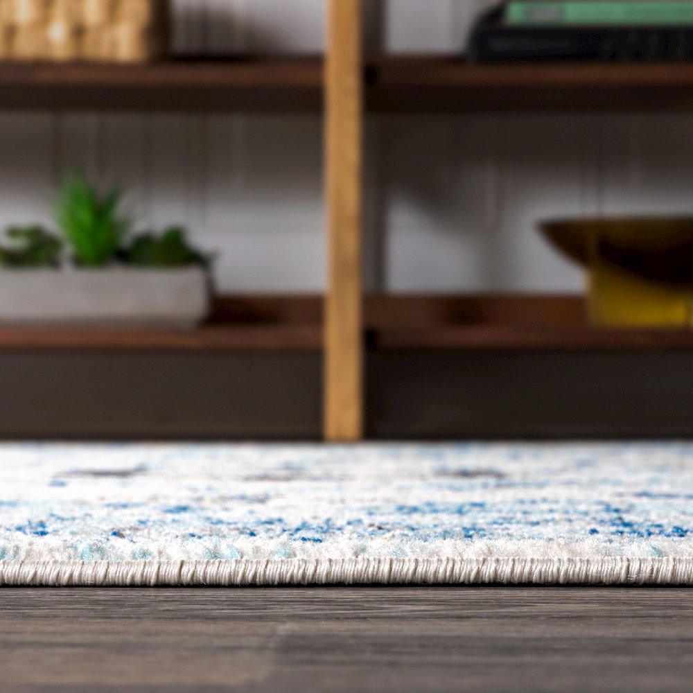 Modern Persian Boho Vintage Medallion Area Rug. Picture 8