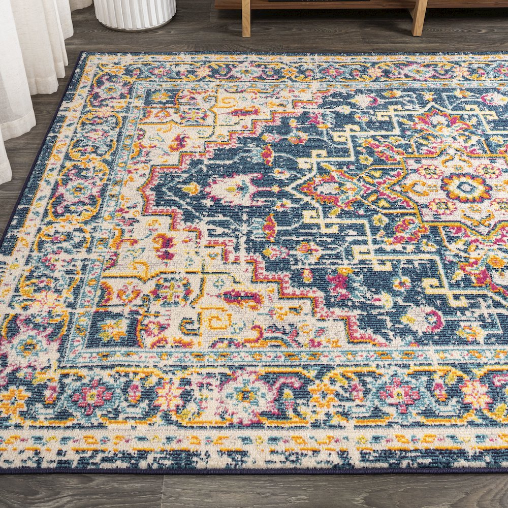 Brooklyn Geometric Medallion Area Rug. Picture 3