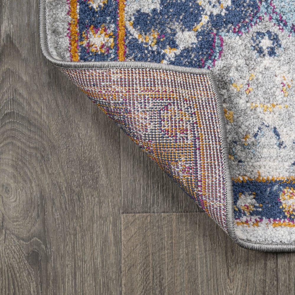 Kirman Bohemian Medallion Area Rug. Picture 7