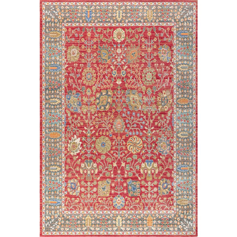 India Flower And Vine Area Rug. Picture 1