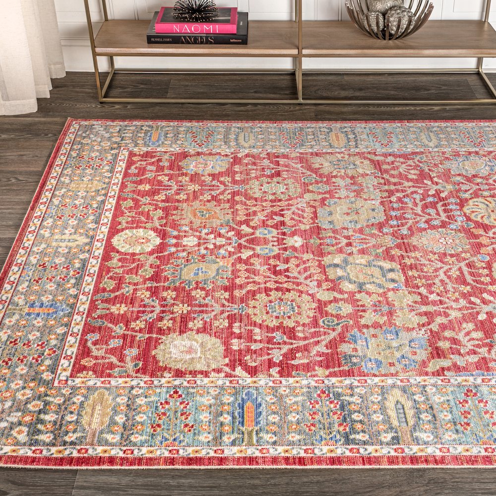India Flower And Vine Area Rug. Picture 4