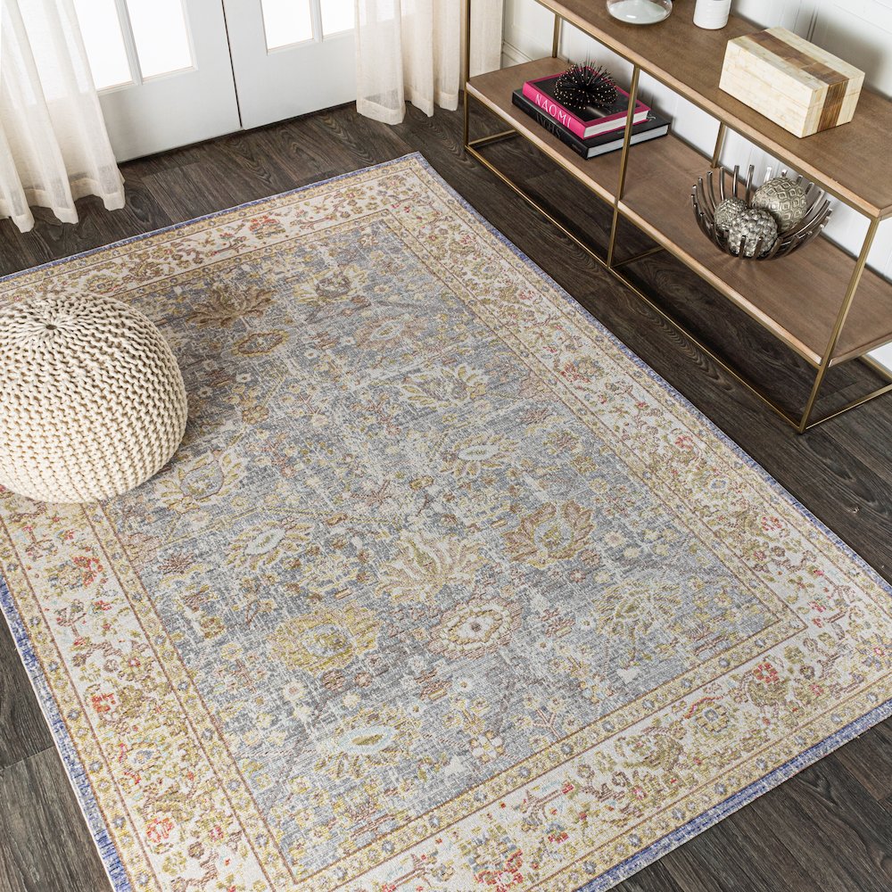 Alba Modern Faded Peshawar Area Rug. Picture 2