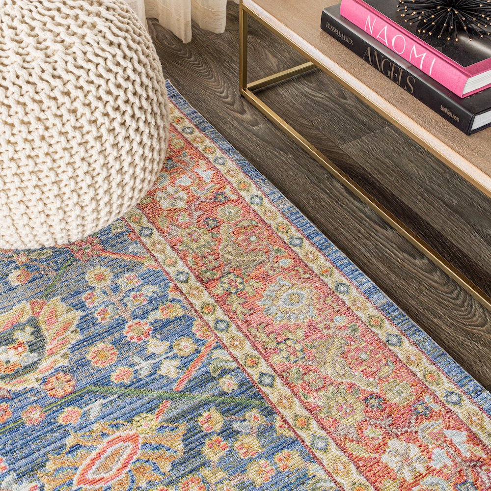 Alba Modern Faded Peshawar Area Rug. Picture 7