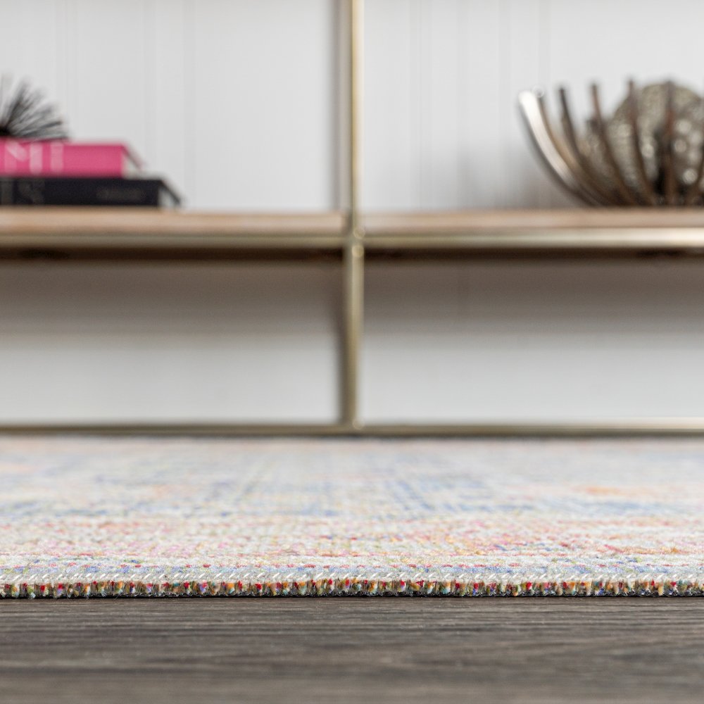Alba Modern Faded Peshawar Area Rug. Picture 9