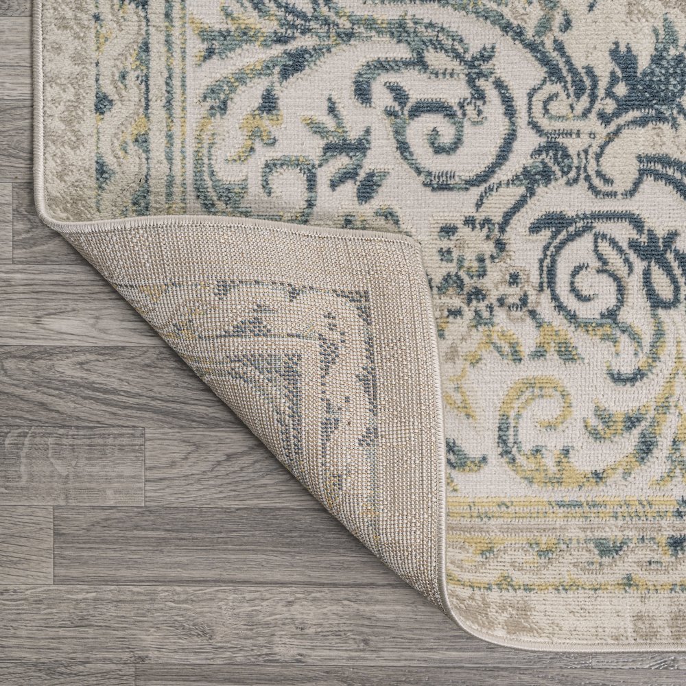 Rosalia Cottage Medallion Area Rug. Picture 6