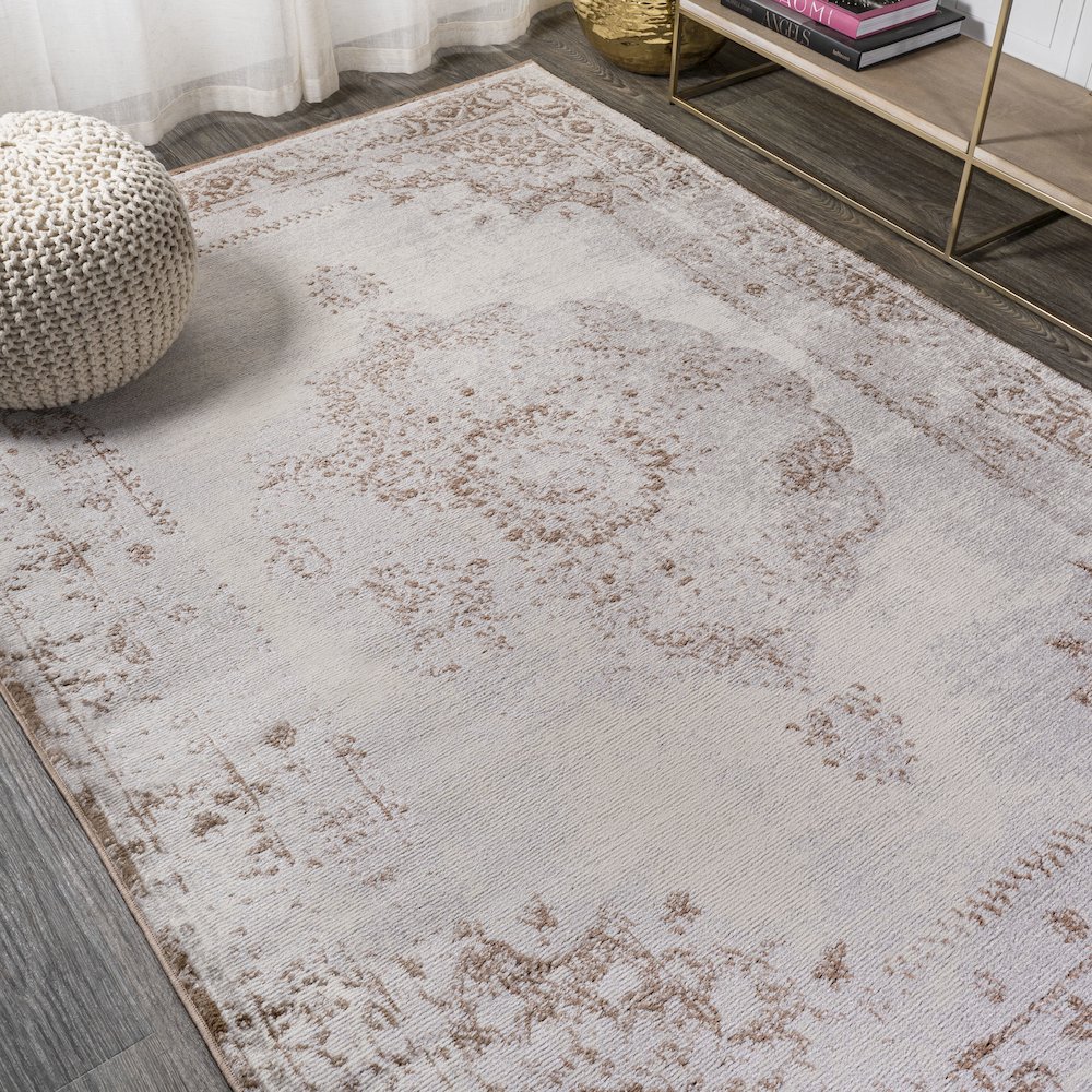 Perfect Rosalia Cottage Medallion Area Rug. Picture 4