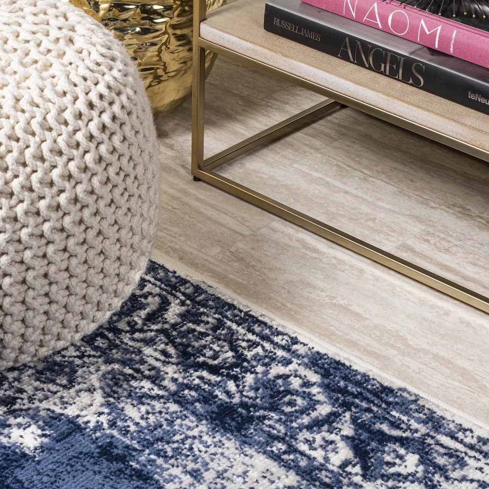Kelly Rosalia Cottage Medallion Area Rug. Picture 7