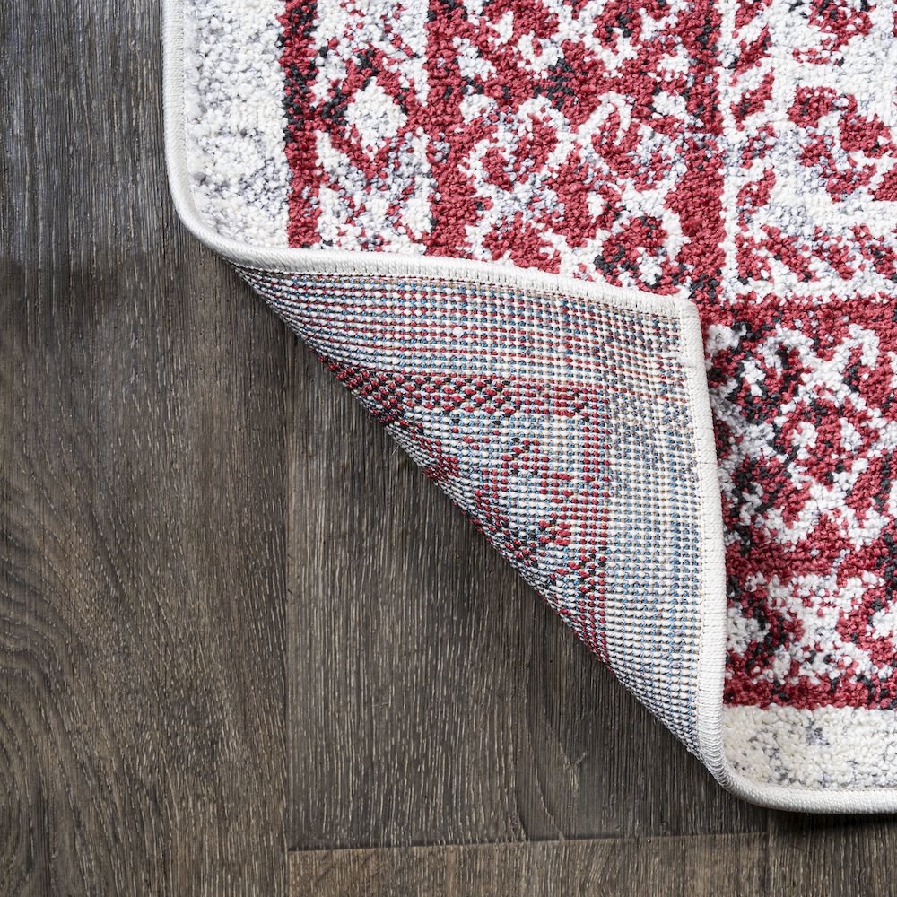 Boho Cottage Medallion Area Rug. Picture 5